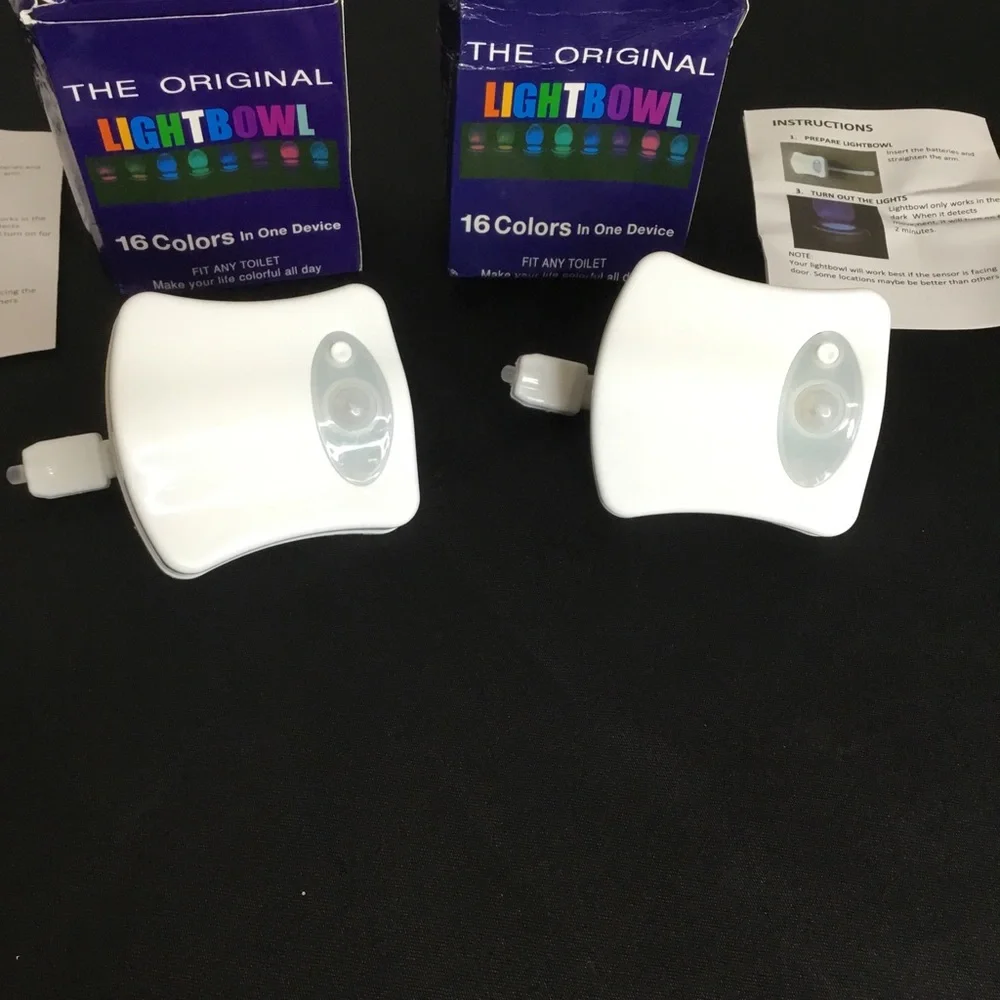 2 New in Box Original 16 Color Lightbowl